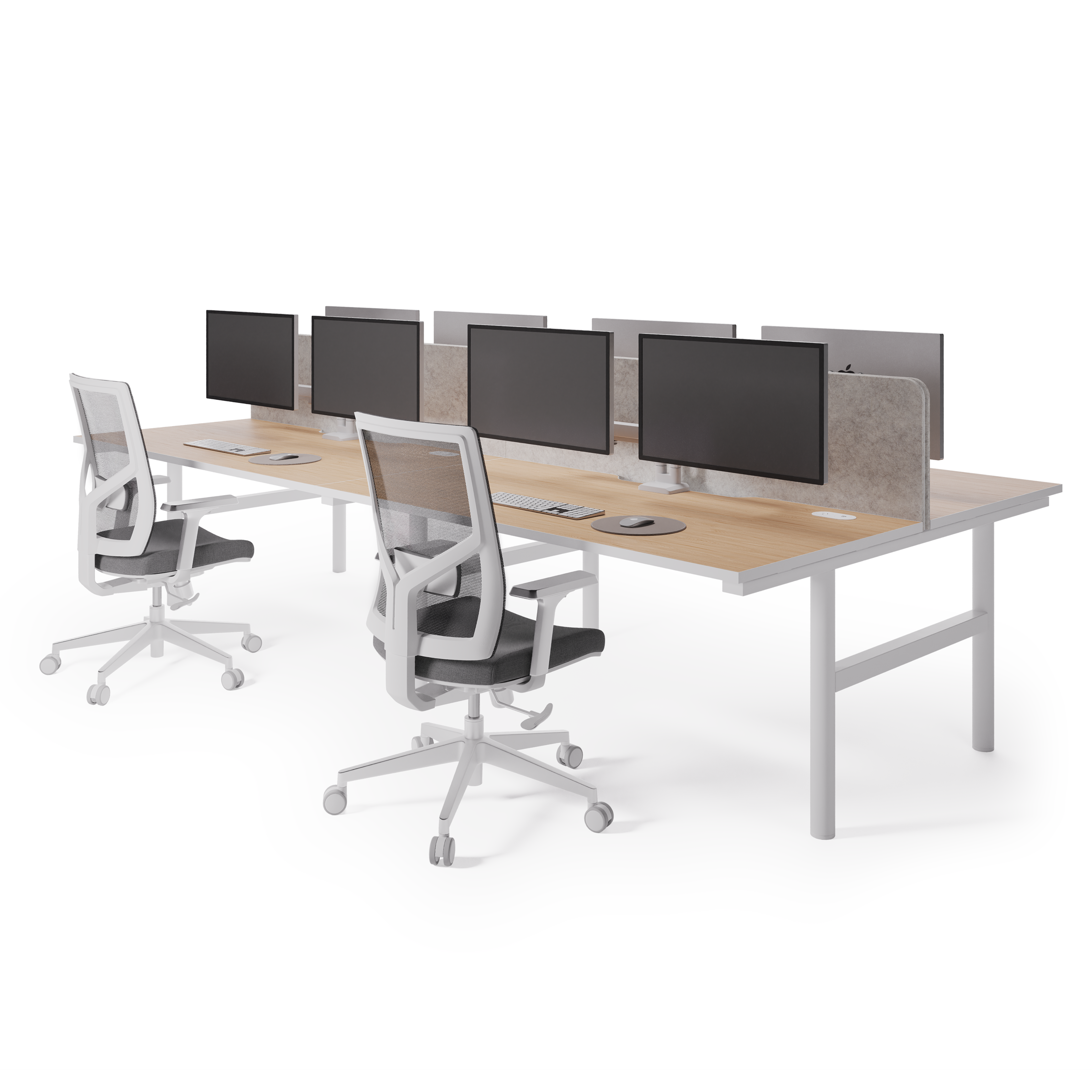 PS Round Leg Workstation - Image 2