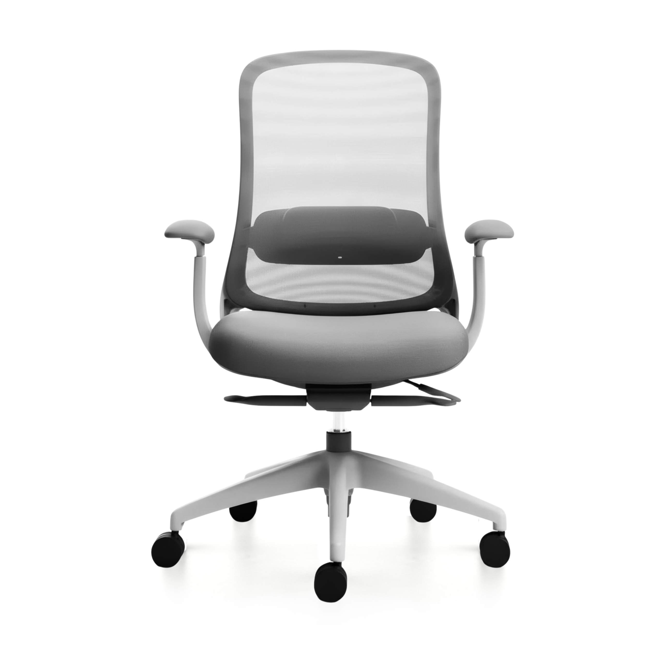 Nivo Task Chair - White Grey